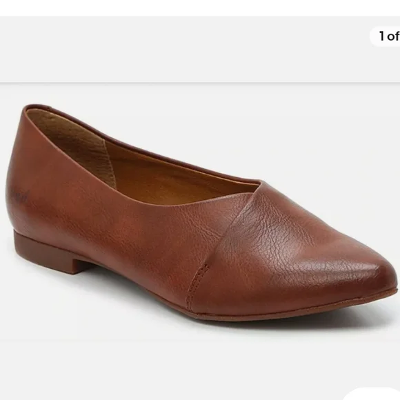 Boc Janella Light Brown Pointed Toe Flats - Picture 1 of 9